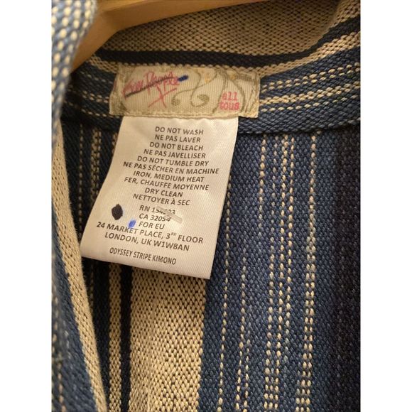 Free People Kimono Duster Western  Colorful O/S NEW - Picture 3 of 10